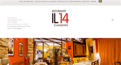 Desktop Screenshot of ilquattordici.com